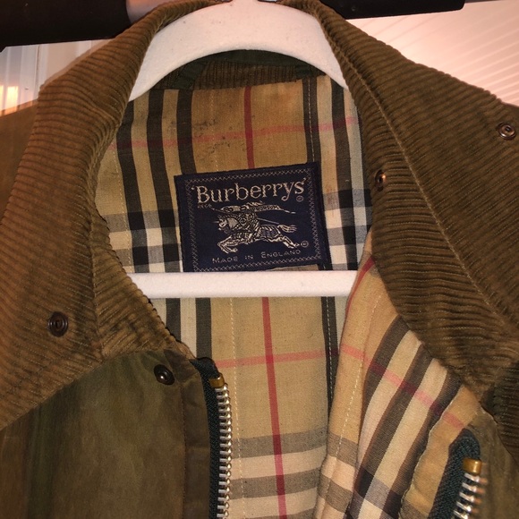 burberry wax jacket